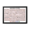 Anseriformes of the World Waterfowl Identification Chart Poster and Canvas