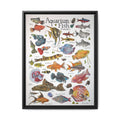 Aquarium Fish Freshwater Aquarium Fish Vertical Poster and Canvas