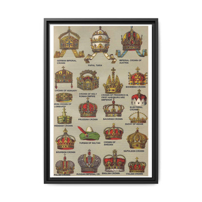 Crowns German Imperial Crown Papal Tiara Imperial Crown Of Austria Vertical Poster