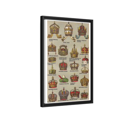 Crowns German Imperial Crown Papal Tiara Imperial Crown Of Austria Vertical Poster