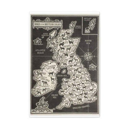 Dogs Of The British Isles Vertical Poster