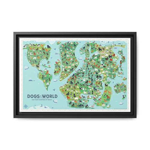 Dogs Of World Dog Breeds Countries Of Origin Vertical Poster