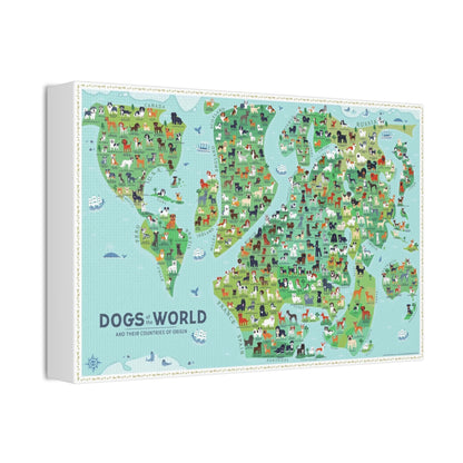 Dogs Of World Dog Breeds Countries Of Origin Vertical Poster
