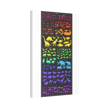 Handy Dandy Animal Cheat Sheet Poster, Animal Species Guide Vertical Poster