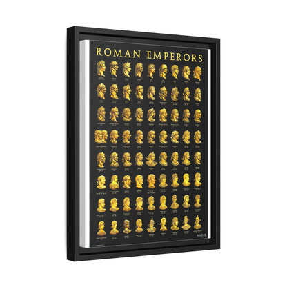 Roman Emperors Timeline Poster, Ancient Rome History Chart Vertical Poster