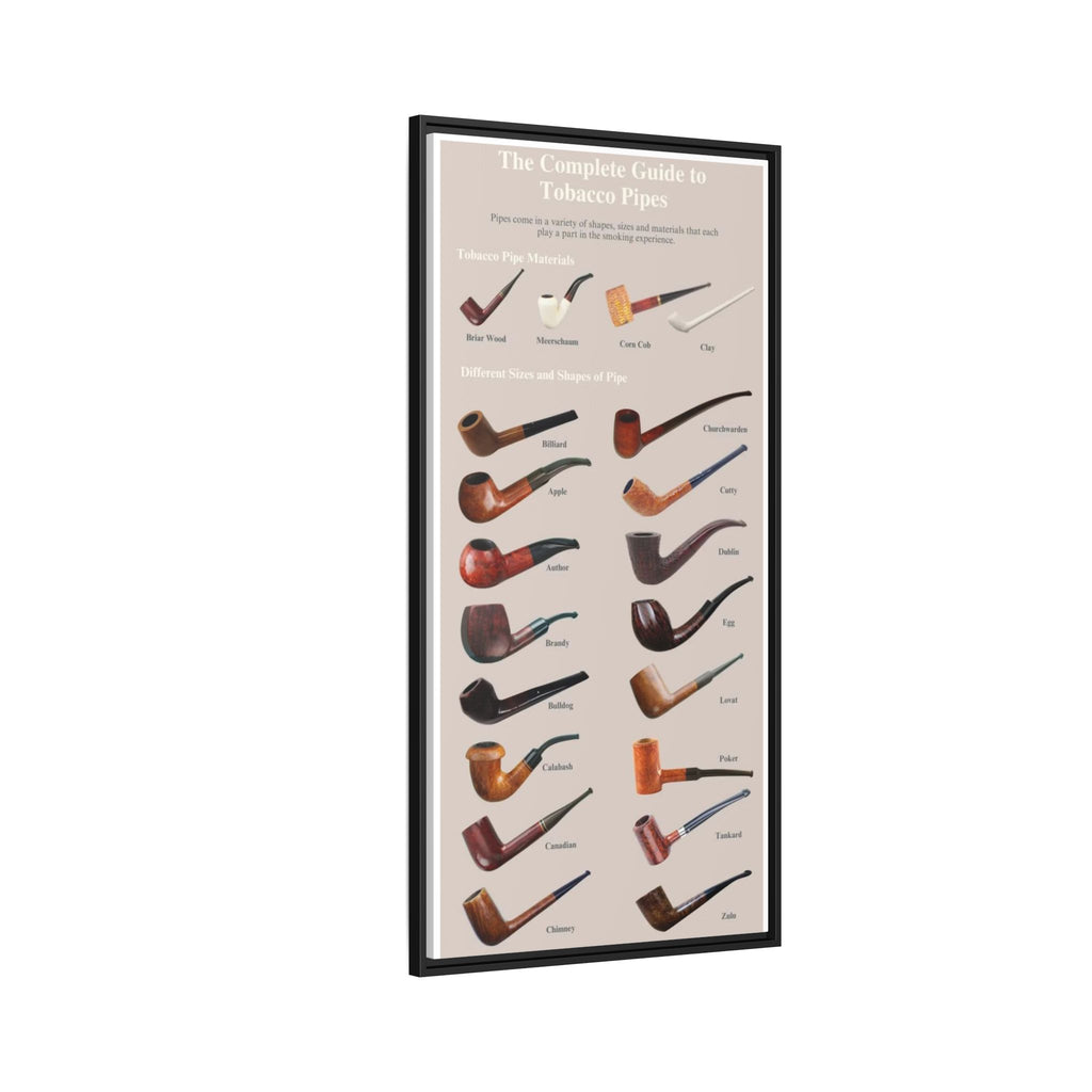 The Complete Guide to Tobacco Pipes Vertical Poster and Canvas