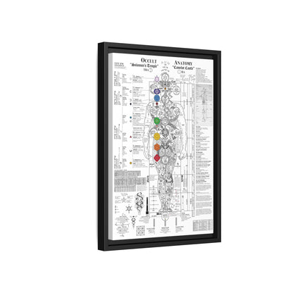 The Occult Anatomy 2020 Edition - This diagram represents 7 years of study, research and illustration
