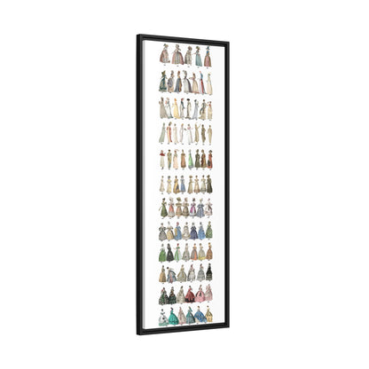 Women's Fashion 1784 to 1866 Vertical Poster
