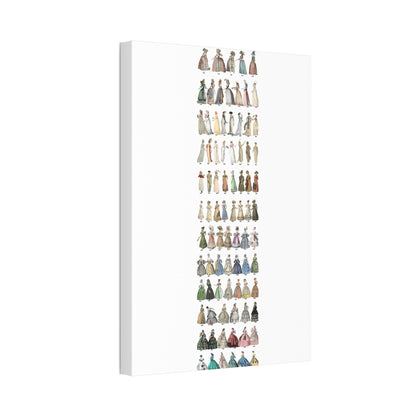 Women's Fashion 1784 to 1866 Vertical Poster
